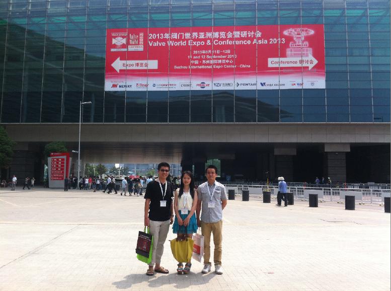 Attendee of Valve World Expo Asia 2013 in Suzhou