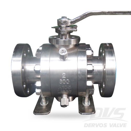 RTJ Trunnion Mounted Ball Valve, ASTM A105 2 Inch