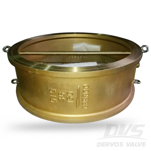 Dual Plate Check Valve, C95800, 36 Inch Wafer End