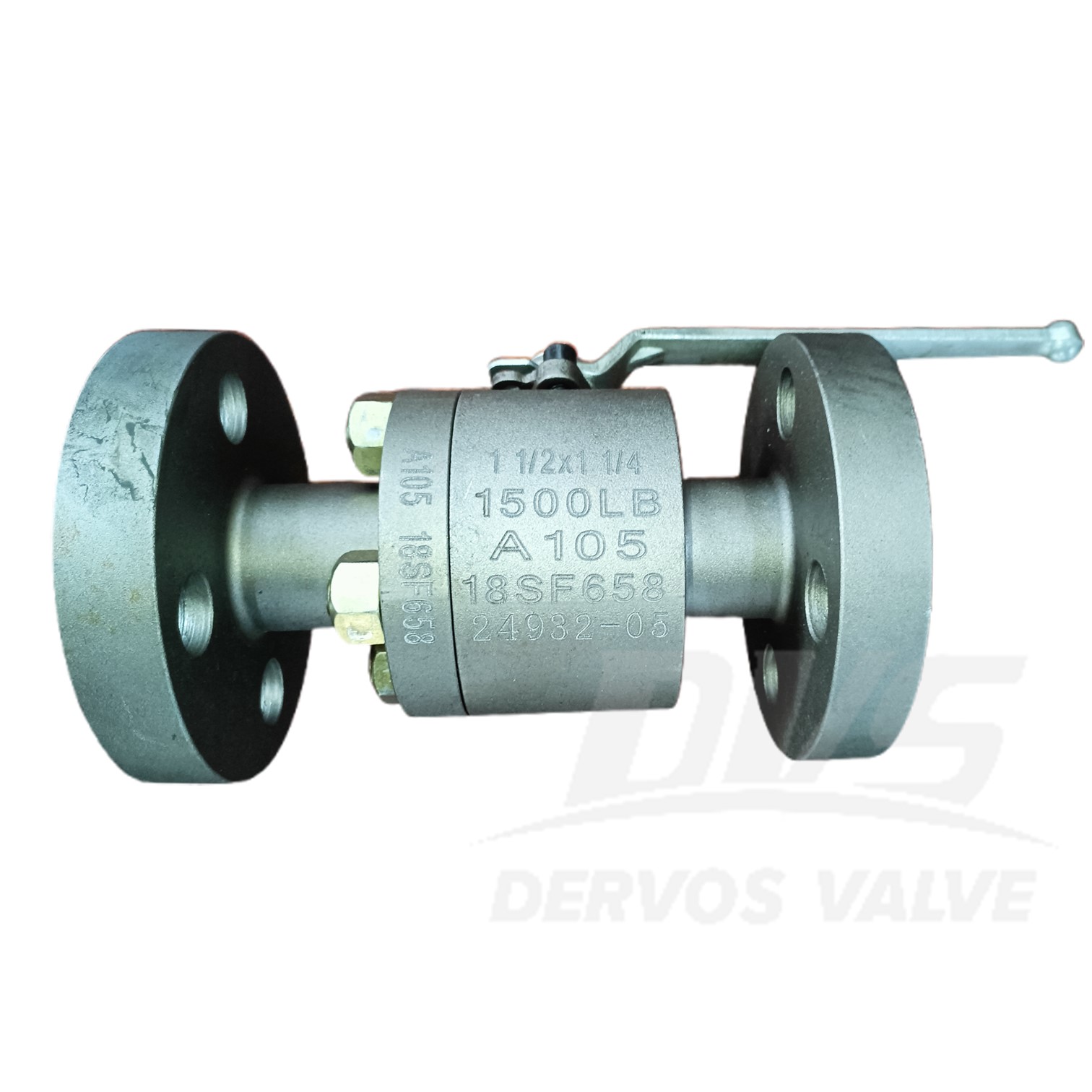 1-1/2"x1-1/4" 1500LB Forged Steel Floating Ball Valve A105 RTJ H.W.