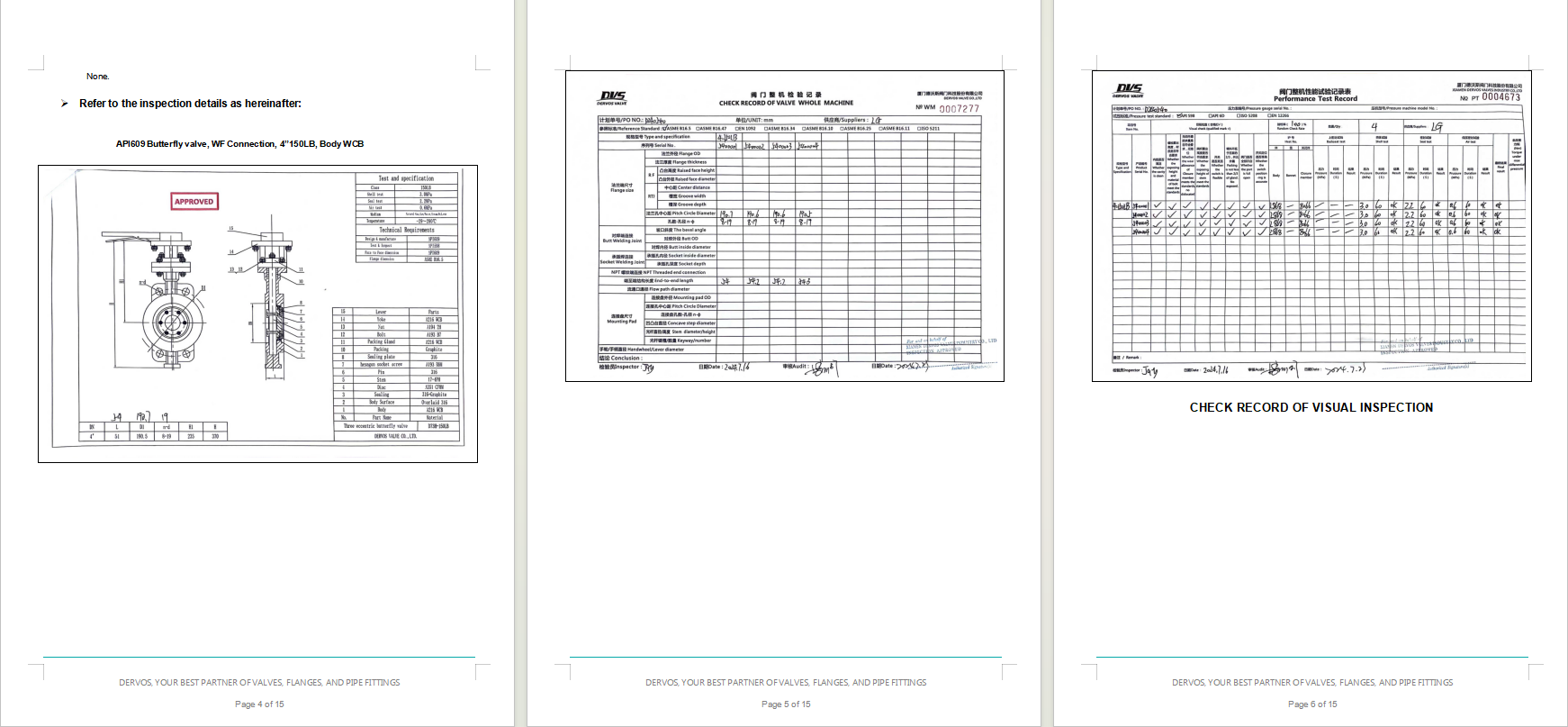 Three Eccentric Butterfly Valve