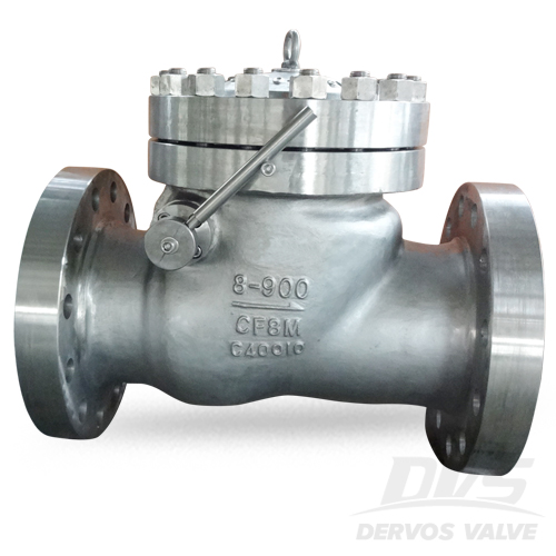 CF8M Swing Check Valve, 8 Inch, CL900, RTJ End