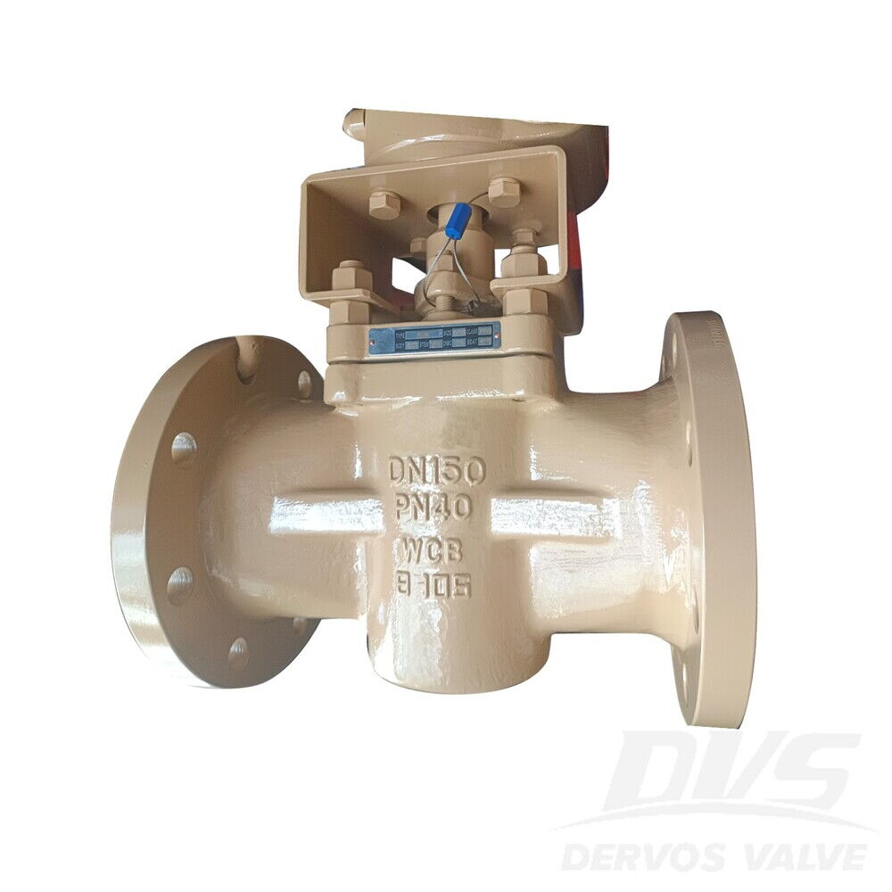 API 599 Sleeved Plug Valve, DN150, PN40, ASTM A216 WCB, RF