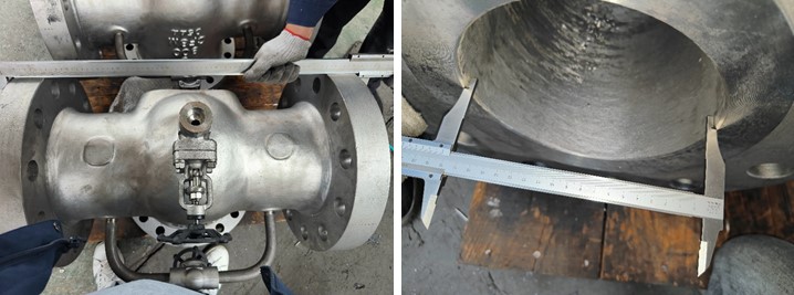 Body CF8M, 8" 900LB Stainless Steel Gate Valve, RF, API600, Handwheel