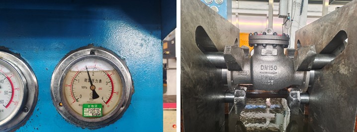Body WCB, DN150 PN16 Swing Check Valve, RF, BS 1868