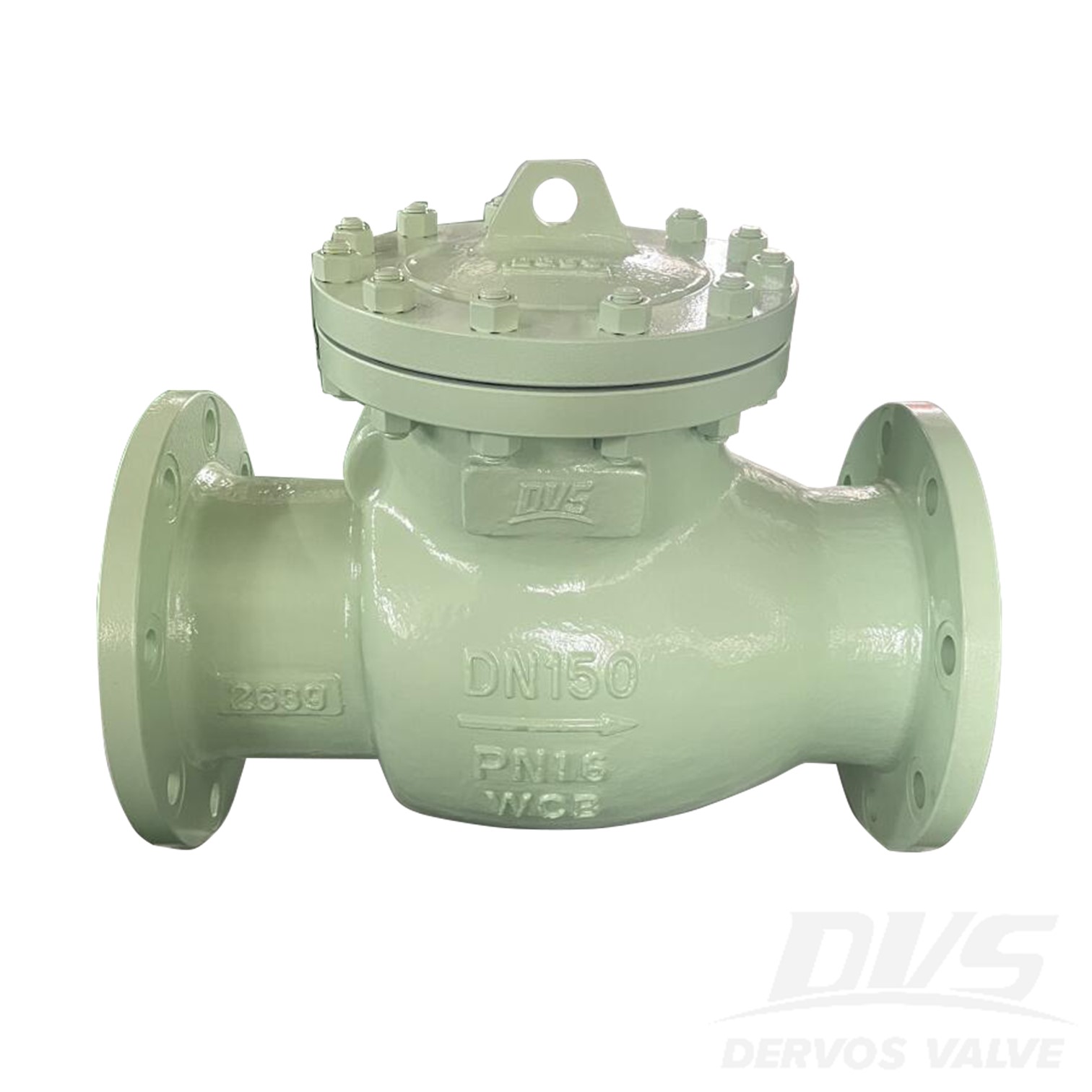 Body WCB, DN150 PN16 Swing Check Valve, RF, BS 1868
