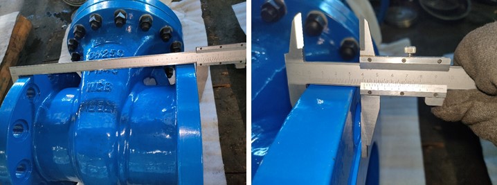 DN250 PN40 Cast Steel Gate Valve, RF, Body WCB, EN1984