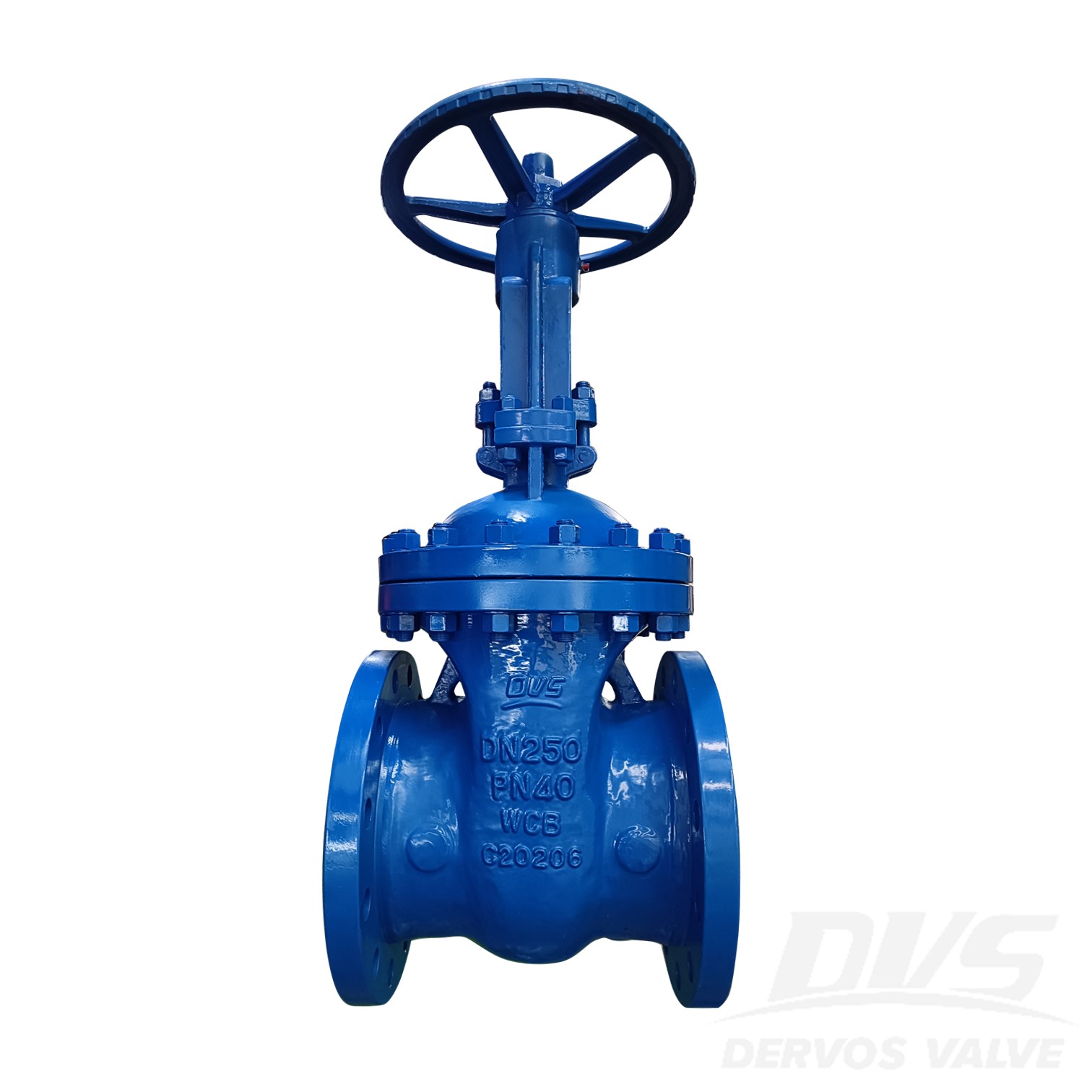 DN250 PN40 Cast Steel Gate Valve, RF, Body WCB, EN1984