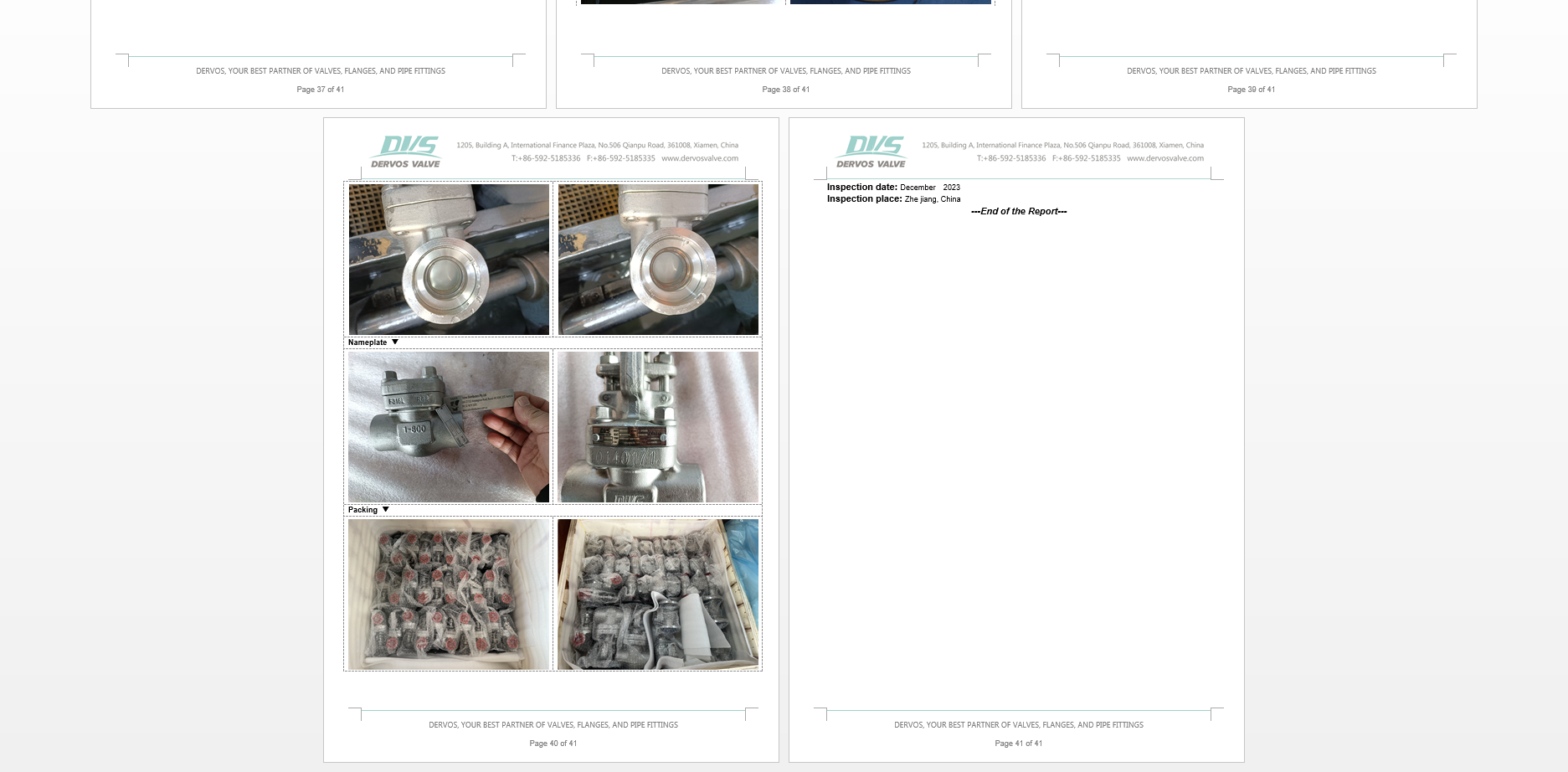 1" 150LB Swing Check Valve RF A182-F304L