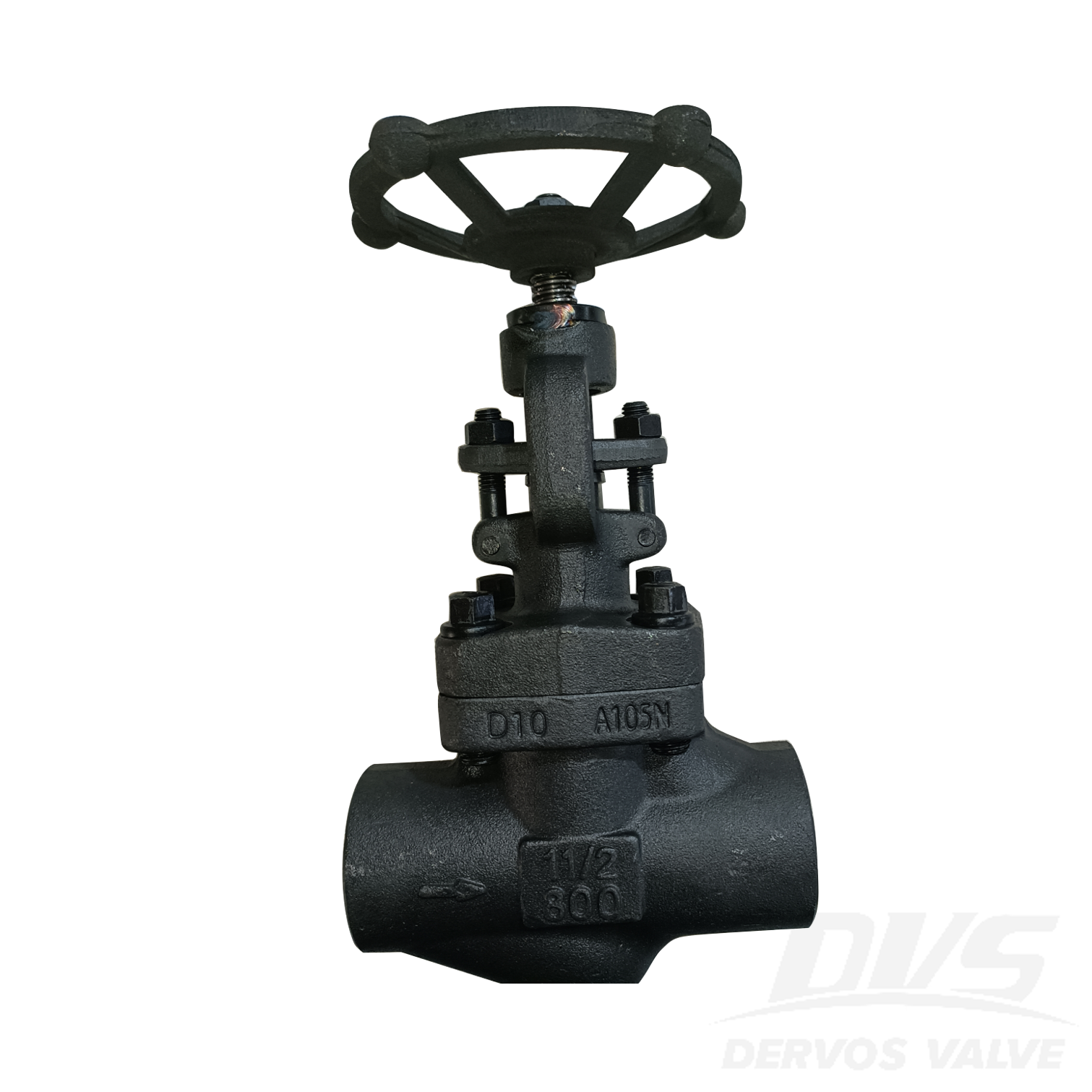 1-1/2" 800LB Forged Steel Globe Valve ASTM A105N+STL SW H.W.