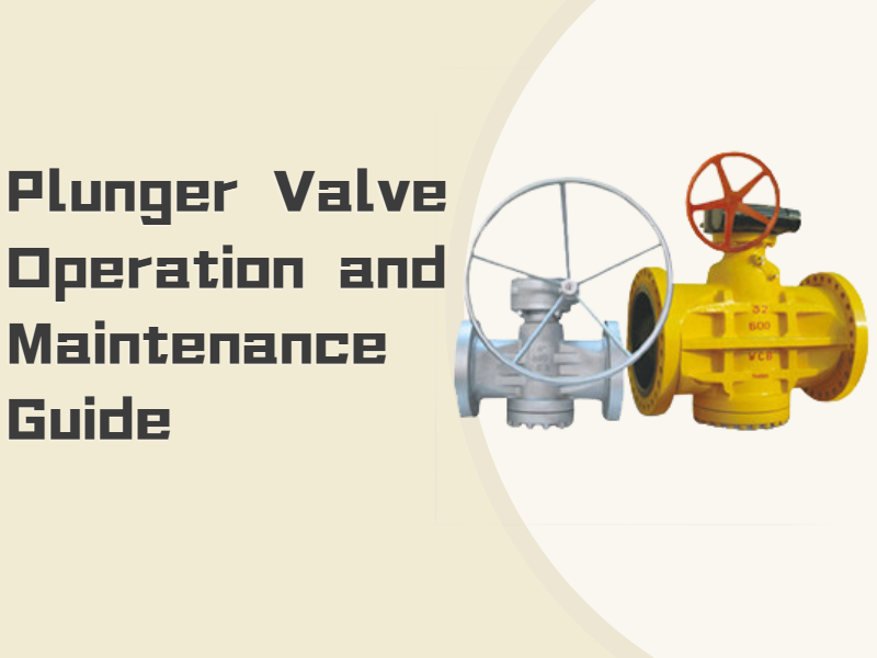 Plunger Valve Operation and Maintenance Guide