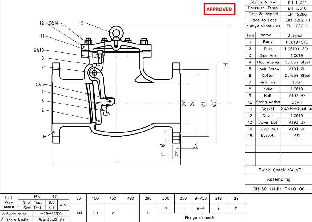 Swing Check Valve
