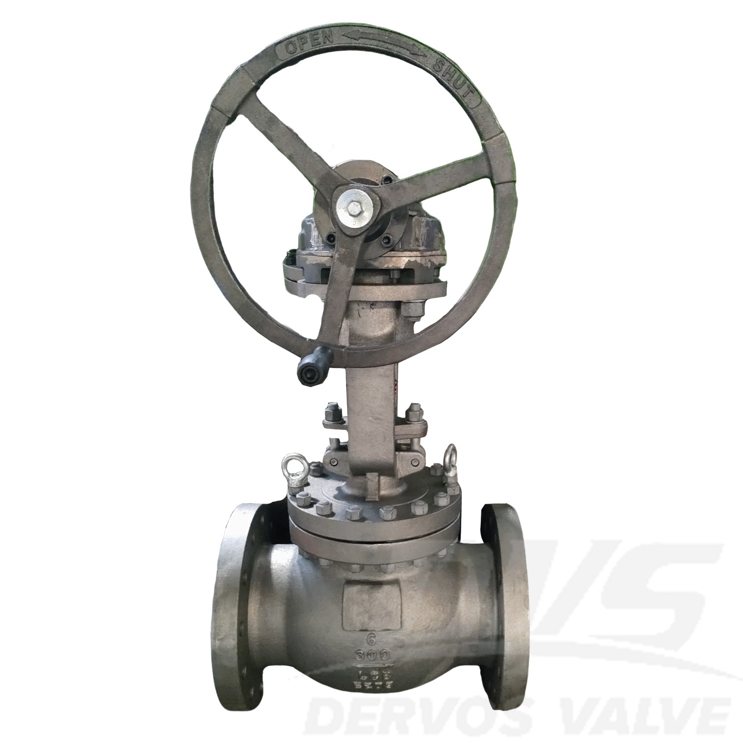 Cast Steel Globe Valve RF 6" 300LB LCB RF BS1873