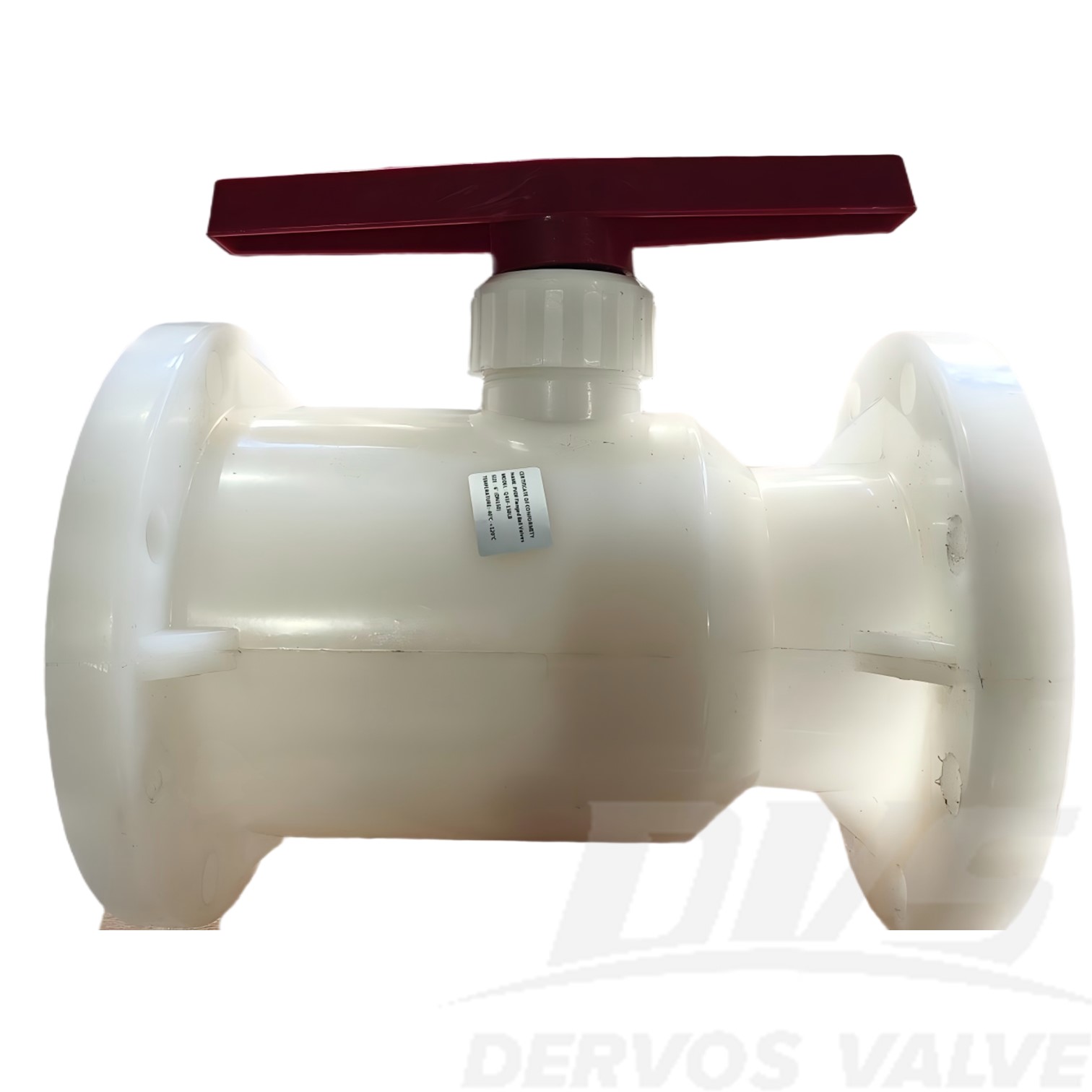 6”150LB Ball Valve FF Connection PVDF