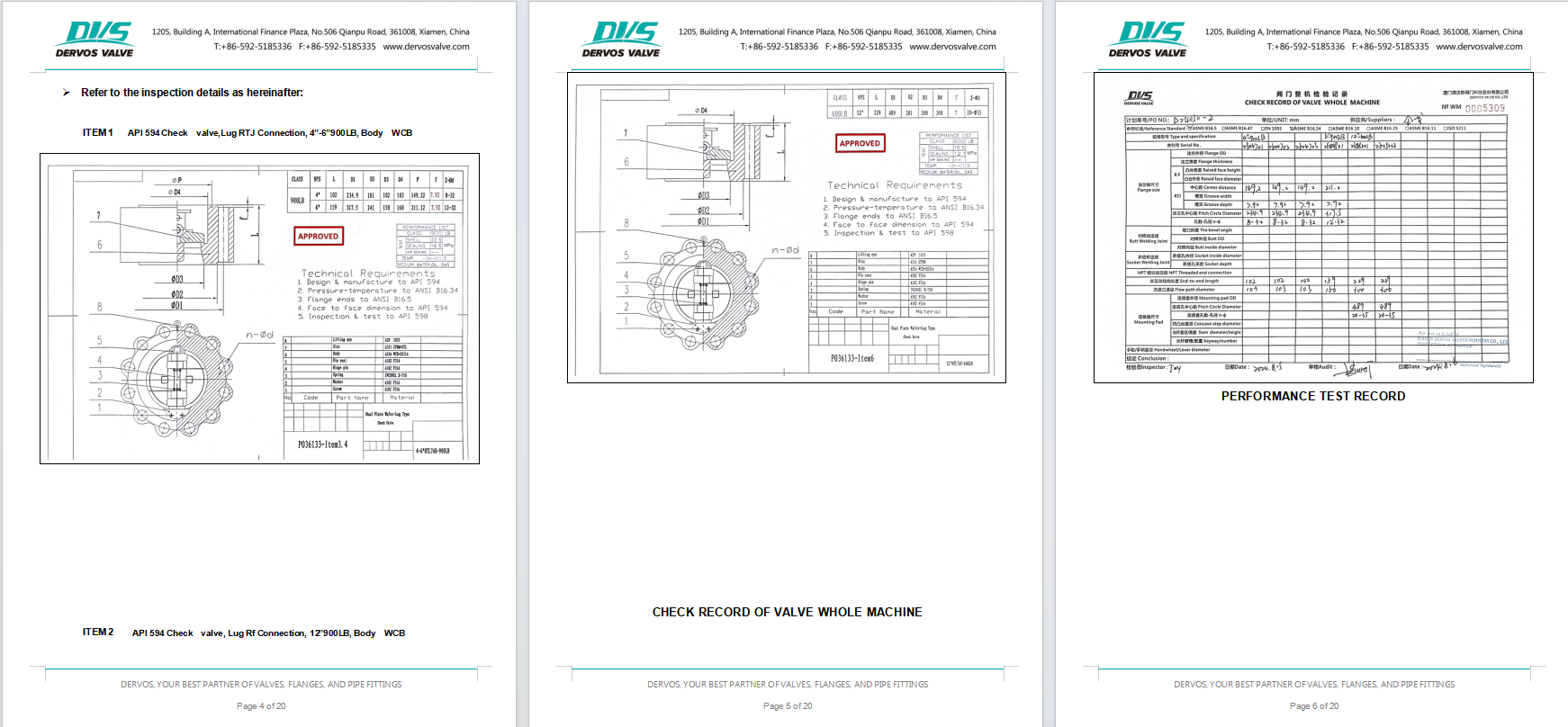 Wafer-Lug Type Check Valve