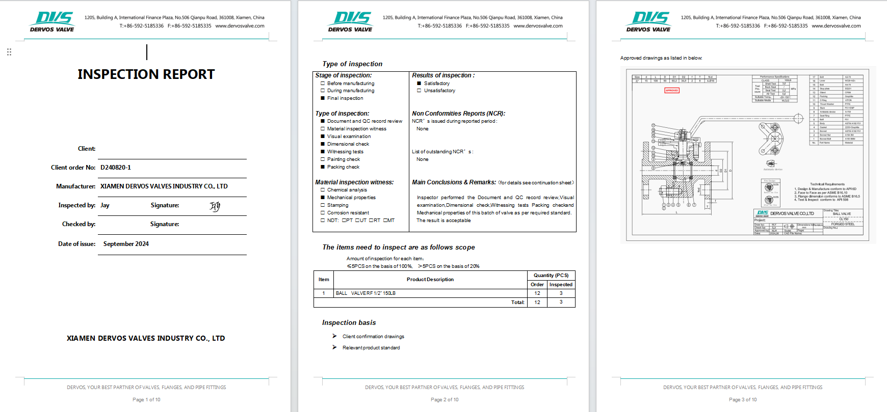 Two-Piece Floating Ball Valve