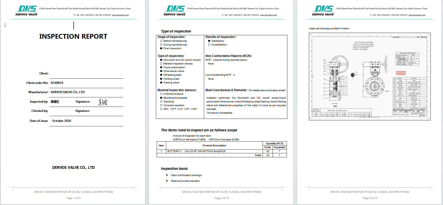 Triple Offset Butterfly Valve