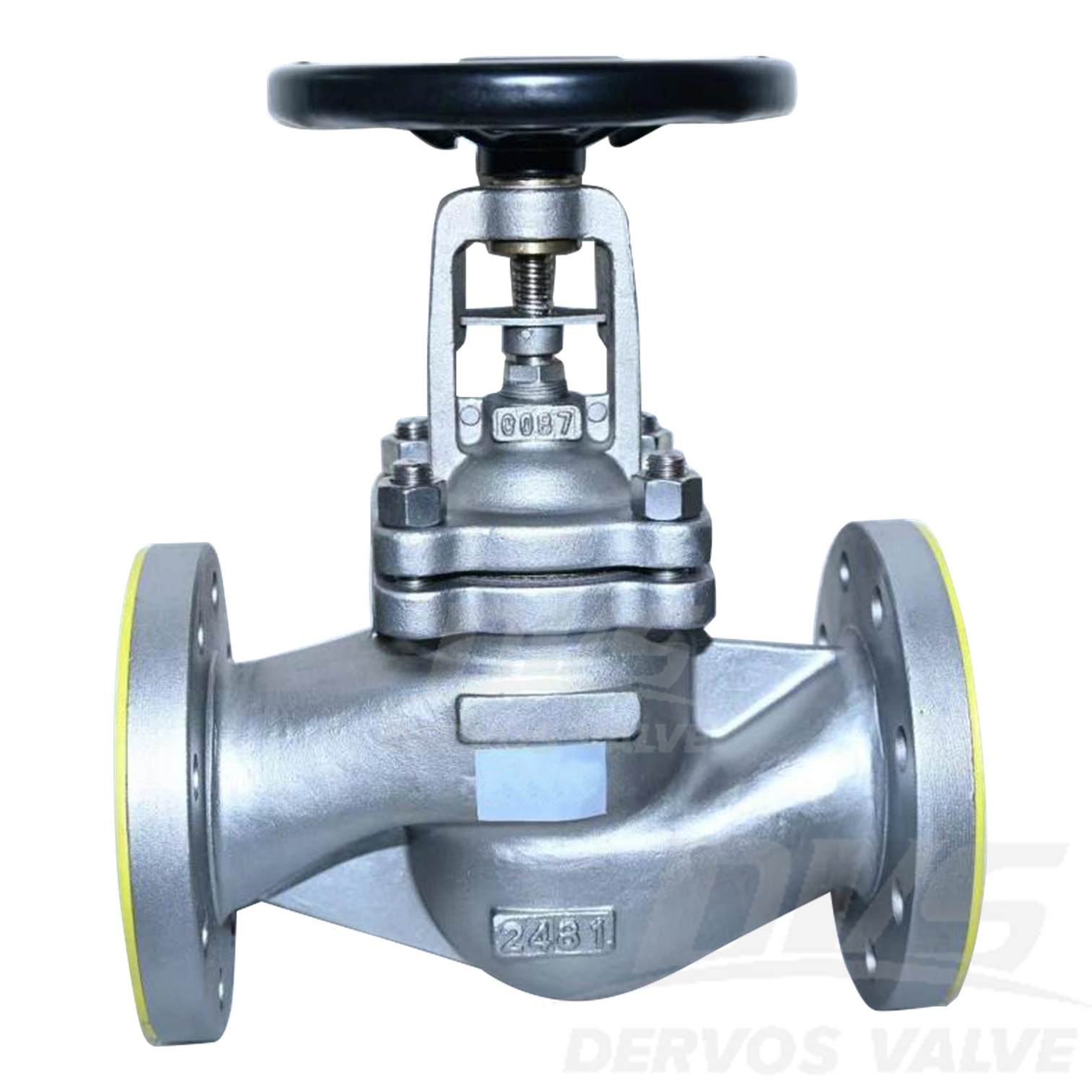 Bellows Sealed Globe Valve DN50 PN40 DIN EN 1092-1 1.0619