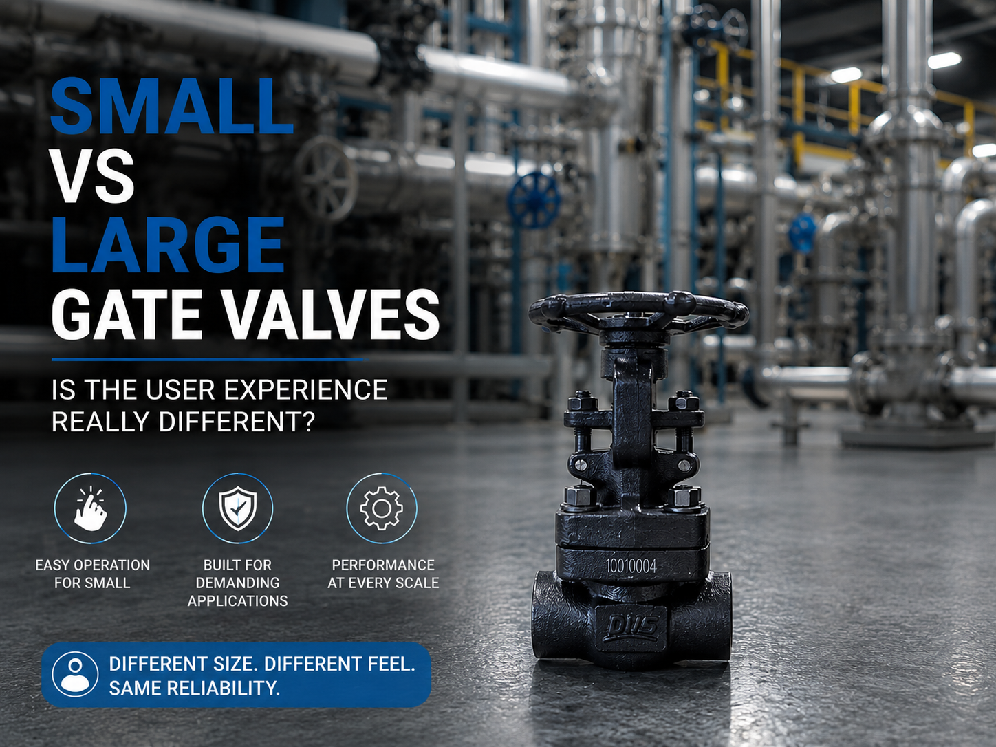 Small vs Large Gate Valves: Is the User Experience Really Different?