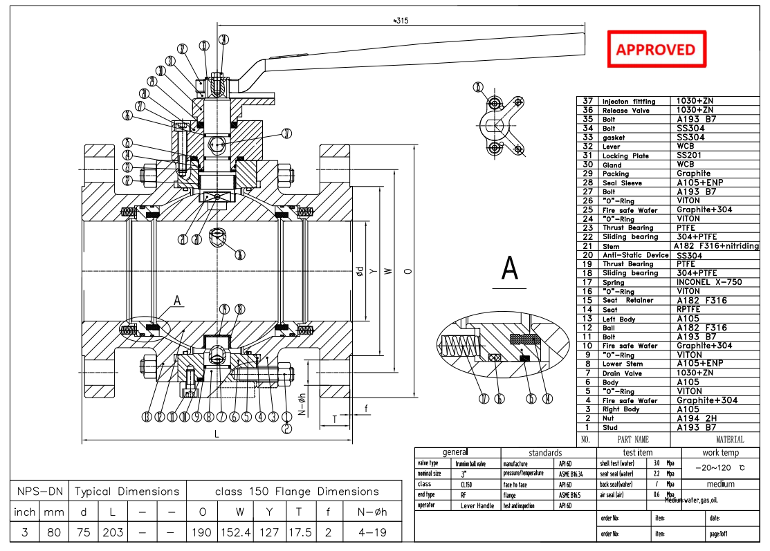Trunnion Mounted Ball Valve 
