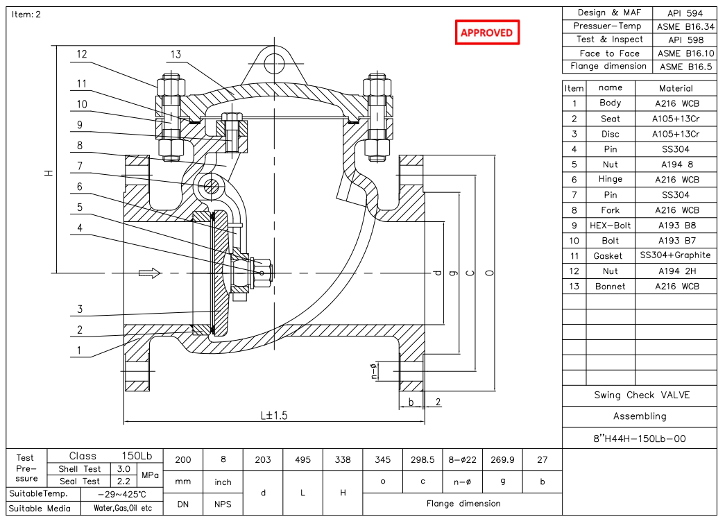 Swing Check Valve