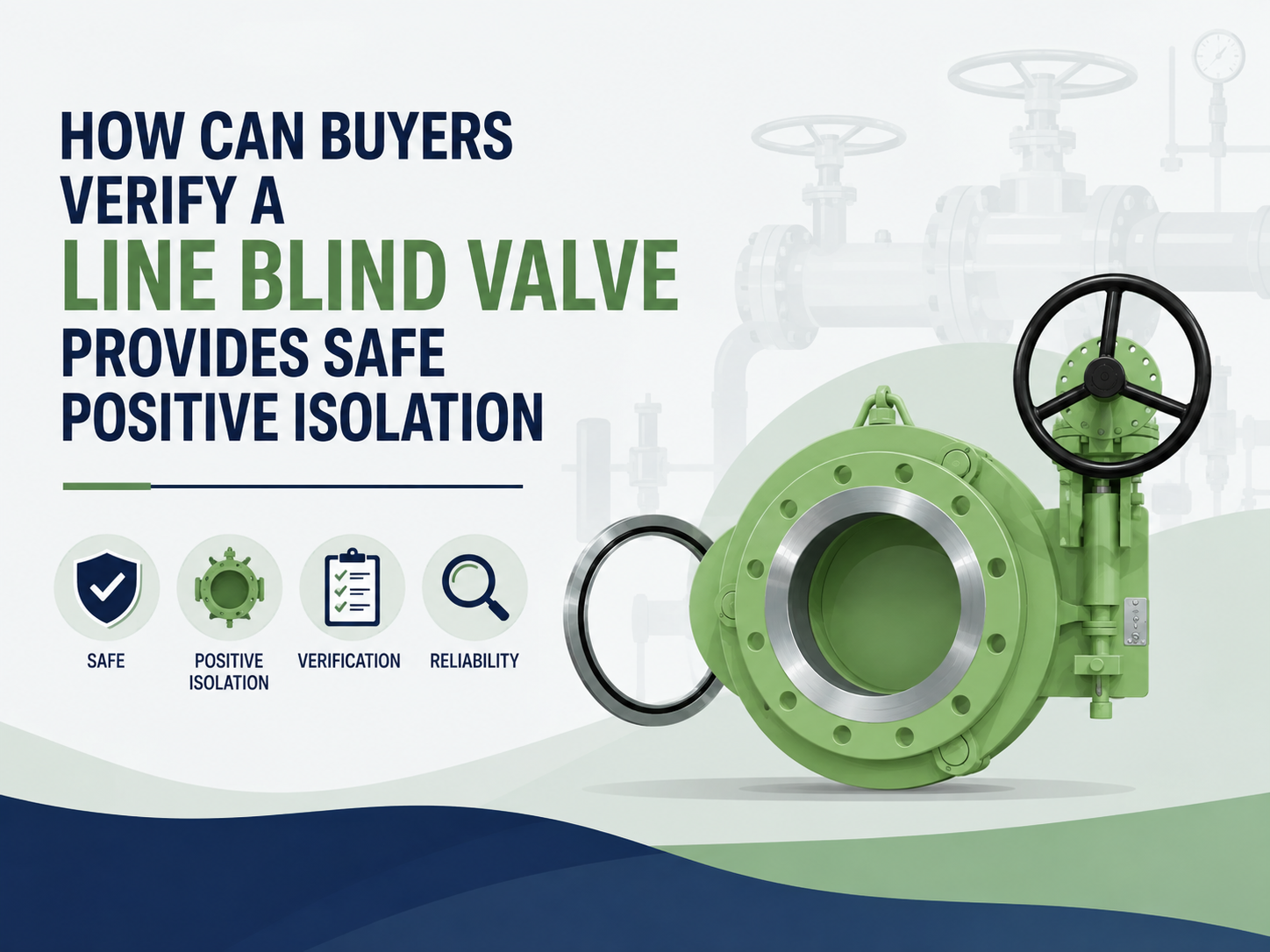 How Can Buyers Verify a Line Blind Valve Provides Safe Positive Isolation?