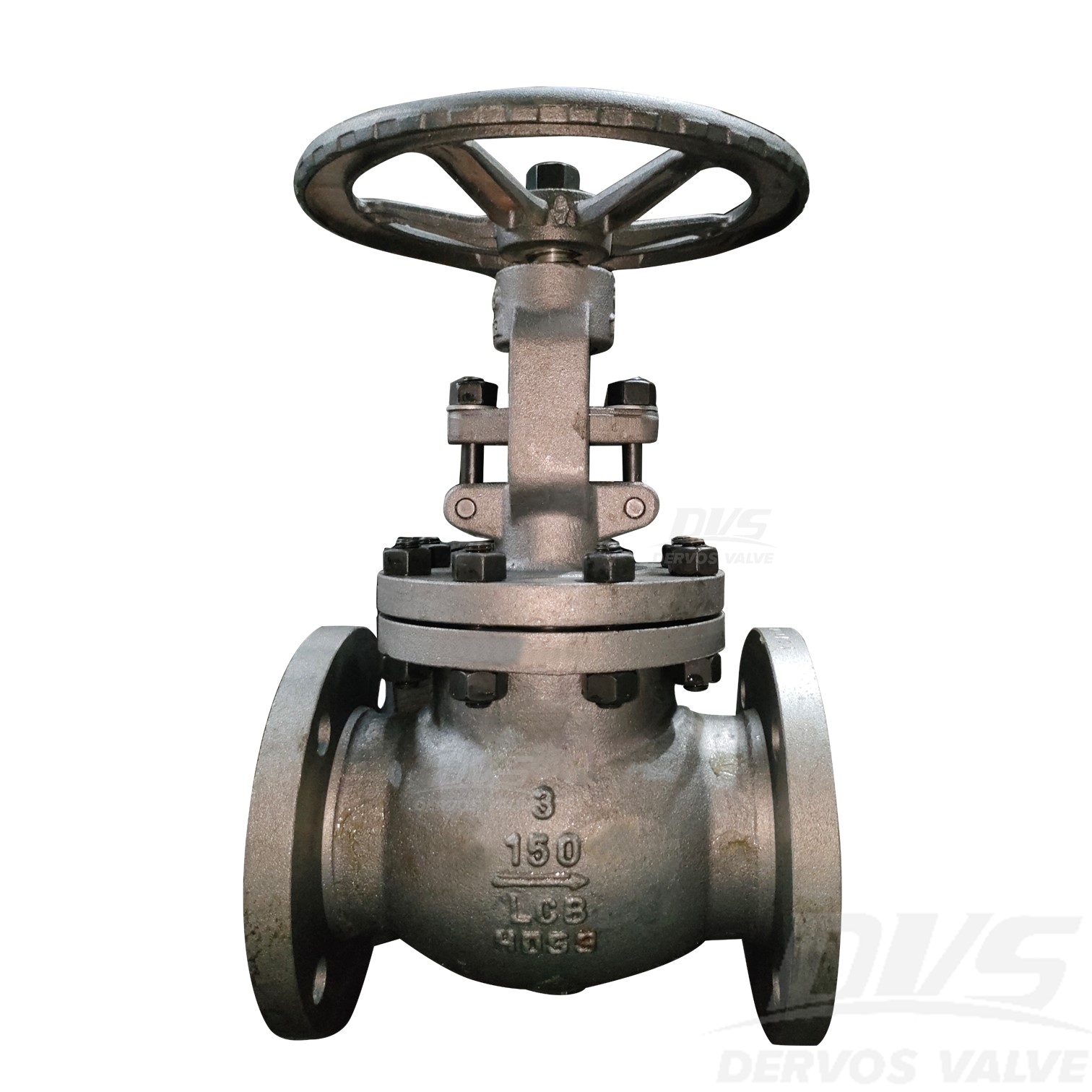Cast Steel Globe Valve 3" 150LB LCB RF Handwheel
